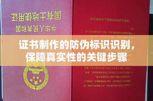 洞口证书制作的防伪标识识别，保障真实性的关键步骤
