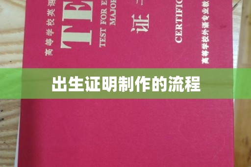 洞口出生证明制作的流程