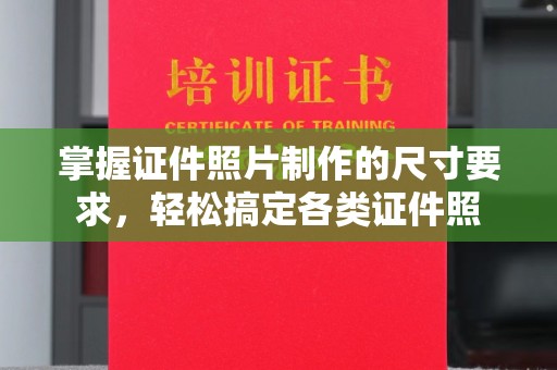 洞口掌握证件照片制作的尺寸要求，轻松搞定各类证件照