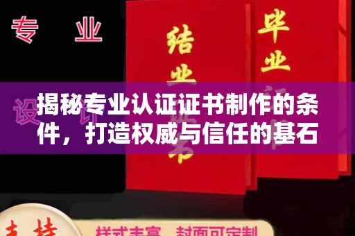 洞口揭秘专业认证证书制作的条件，打造权威与信任的基石