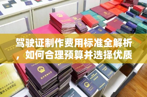 洞口驾驶证制作费用标准全解析，如何合理预算并选择优质服务？